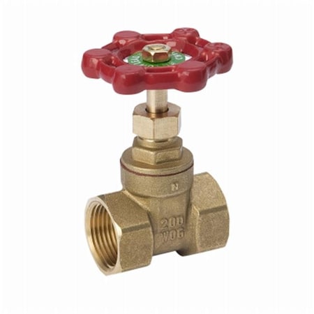 Gourmetgalley 170-2-114-114 1.25 In. Brass Gate Valve GO595769